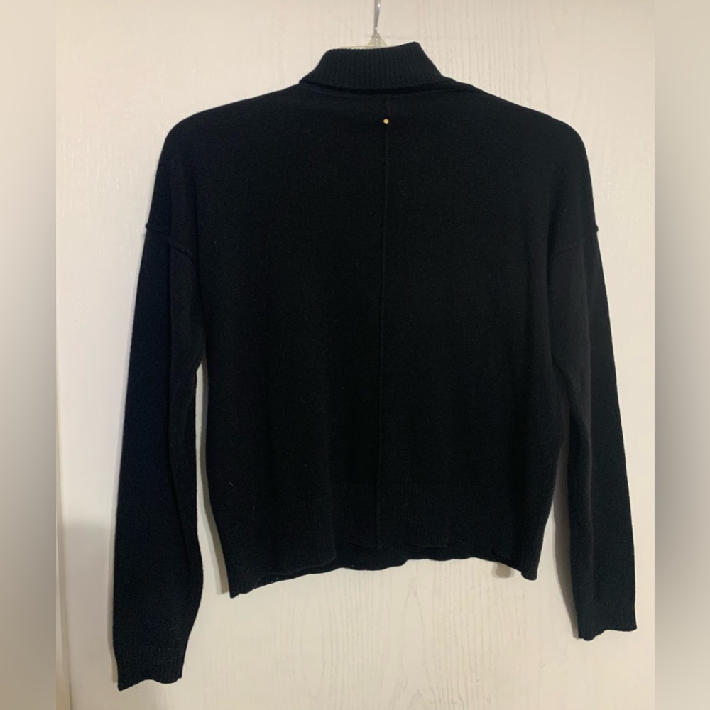 Cuyana Black Turtleneck Sweater